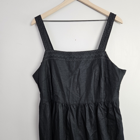 Princess Highway Rick Rack Midi Dress Black AU 16 / US 12 - Picture 6 of 13